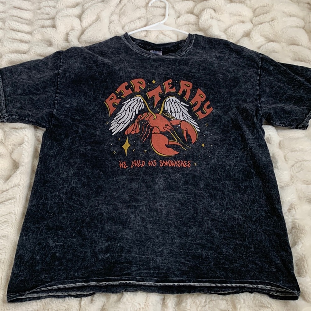 Red Terry T-Shirt